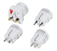 Vivanco Presa da viaggio, 4x, colore: Bianco