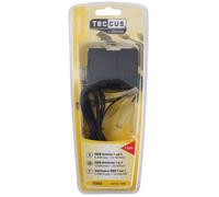 Vivanco RJ45 8P4C Y-Adapter 3 vie Splitter 1 a 3 Nero 1,5 m 19248