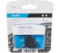 Vivanco Sdoppiatore Cuffie Ingresso Jack 3.5 mm 46514