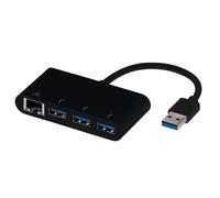 Vivanco USB 3.0 Adattatore Multiplo [4X RJ45 Femmina, USB 3.0 Femmina Tipo A - 1 USB 3.1 maschio A?] 39638