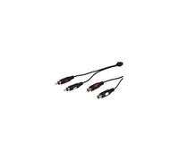 Vivanco VVA2RCA25MF cavo audio 2,5 m 2 x RCA Nero