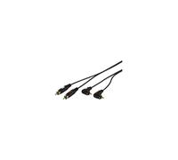 Vivanco VVACAB2RCAMM9015 cavo audio 1,5 m 2 x RCA Nero