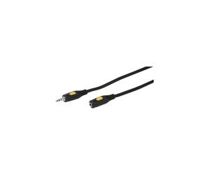 Vivanco VVAJACK50MFK cavo audio 5 m 3.5mm Nero