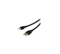 Vivanco VVITUSBAMINB18MK cavo USB USB 2.0 1,8 m USB A Mini-USB B Nero