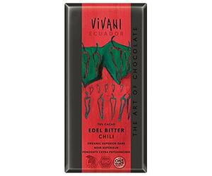 Vivani - Superior Cioccolato Fondente Con Peperoncino, 70% Cacao