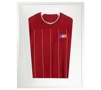 Vivarti, Cornice 3D affusolata per maglietta sportiva da adulto, fai da te, per maglietta da calcio, maglietta da rugby, maglietta di gruppo, scatola ombreggiata, 60 x 80 cm, cornice bianca, supporto