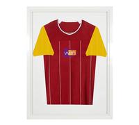Vivarti Cornice da esposizione standard per maglietta sportiva per adulti, con maniche affusolate, fai da te, per maglietta da calcio/rugby, maglietta di gruppo, scatola ombreggiata - 60 x 80 cm,