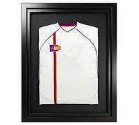 Vivarti DIY Infant Standard Sports Shirt Display Telaio 40 x 50cm - Telaio Nero, Telaio Interno Nero, Scheda di Supporto Nero