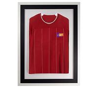 Vivarti fai da solo Adulto 3D Mounted Sports Camicia Display Telaio 60 x 80cm - Cornice Bianca, Monte Nero, Bianco Scheda di Supporto