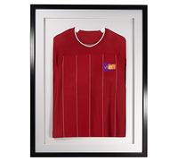 Vivarti fai da Solo Adulto 3D Mounted Sports Camicia Display Telaio 60 x 80cm - Telaio Nero, Montaggio Bianco, Scheda di Supporto Bianco