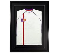 Vivarti fai da Solo Adulto 3D Mounted Sports Camicia Display Telaio 60 x 80cm - Telaio Nero, Monte Nero, Nero Backing Card