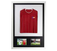 Vivarti fai da solo Infant 3D montato - Doppia apertura Sportivo Camicia Display Telaio 50 x 70cm - Telaio bianco, Montaggio nero, Bianco Scheda di supporto