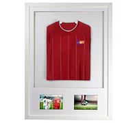 Vivarti fai da solo Infant 3D montato - Doppia apertura Sportivo Camicia Display Telaio 50 x 70cm - Telaio bianco, Montaggio bianco, Bianco Scheda di Supporto