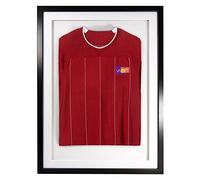 Vivarti fai da solo Junior 3D Mounted Sports Shirt Display Telaio 50 x 70cm - Telaio nero, Montaggio bianco, Scheda di supporto bianco