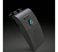 Vivavoce auto Bluetooth senza mani, kit auto Bluetooth senza fili universale, connette 2 telefoni, attivato dalla vibrazione della portiera dell'auto, supporta composizione/risposta chiamate, riproduz