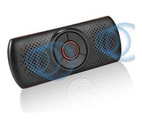 Vivavoce Bluetooth per auto con clip per visiera. Goditi chiamate in vivavoce e supporto dell'assistente vocale (come Siri) durante la guida.