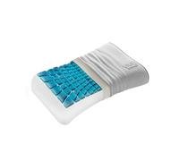 Technogel Lussuoso cuscino rinfrescante in gel, sollievo dal dolore al collo e alle spalle, 2 altezze, forma della colonna cervicale, quantità extra di gel, base in memory foam, per dormire fresco,
