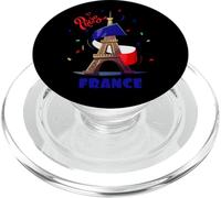 Vive La France - I Love Paris Eiffel Tower Graphic Design PopSockets PopGrip per MagSafe
