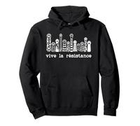 Vive La Resistance Protest Sign,Resist Cat Paw Womens Rights Felpa con Cappuccio
