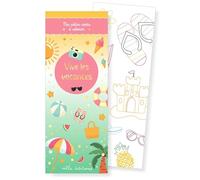 Vive les vacances: Mes petites cartes à colorier