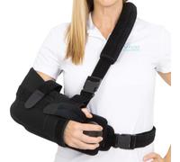 Vive spalla abduction sling - immobilizer per lesioni support - sollievo dal dolore del braccio cuscino per cuffia dei rotatori, sublexion, chirurgia, dislocated, broken arm - brace nero