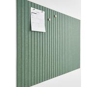 VIVELDA Grandi lavagne in sughero per pareti, alternativa al feltro nero, pannelli a doghe, piastrelle per decorazione domestica, organizer per lavagna in sughero per ufficio o aula, confezione da 12