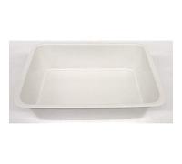 VIVENZI V0906/White Horeca-Vassoio in melammina, Colore: Bianco, Dimensioni: 35 x 25 x 8 cm