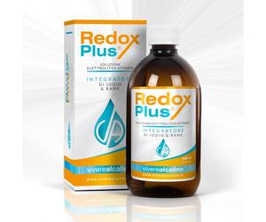 Vivere Alcalino Integratore Redox Plus soluzione elettrolitica, 500ml