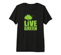 Vivere Ambiente Verde Pianeta Terra Natura Maglietta Premium