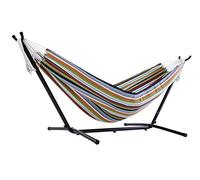 Vivere C8SUNC Combo Sunbrella Carousel Confetti Amaca con Stand 250cm, Multicolore