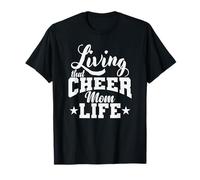 Vivere Che Cheer Mamma Vita Cheerleader Sport Maglietta