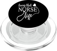 Vivere che infermiera formazione vita infermiera detti PopSockets PopGrip per MagSafe