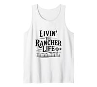 Vivere Il Rancher Life Country Style per orgogliosi allevatori Canotta