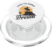 Vivere il rodeo dei sogni da cowboy PopSockets PopGrip per MagSafe