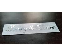 Vivere Il Sogno Adesivi Auto In Ologramma Argento Neo Chrome Scene JDM DUB