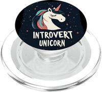 Vivere il sogno come un vestito introverso unicorno PopSockets PopGrip per MagSafe