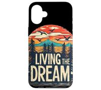 Vivere il sogno con bel costume da foresta e montagne Custodia per iPhone 16 Plus