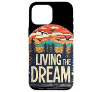 Vivere il sogno con bel costume da foresta e montagne Custodia per iPhone 16 Pro Max