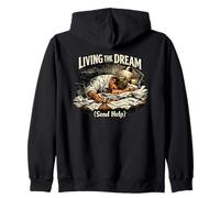 Vivere Il Sogno (Invia Aiuto), Divertente Burnout in Felpa con Cappuccio