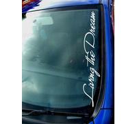 Vivere Il Sogno Pellicola Finestra Frase Personalizzata Adesivi Murali Per Auto