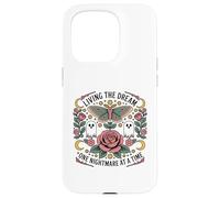 Vivere il sogno un incubo alla volta Funny Goth Vintage Custodia per iPhone 15 Pro