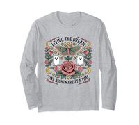 Vivere il sogno un incubo alla volta Funny Goth Vintage Maglia a Manica