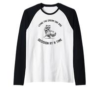 Vivere Il Sogno Una brutta decisione alla Volta Procione Divertente Maglia con Maniche Raglan