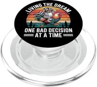 Vivere il sogno Una brutta decisione alla volta Procione divertente PopSockets PopGrip per MagSafe