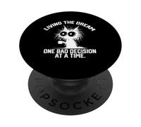 Vivere il sogno una cattiva decisione alla volta divertente PopSockets PopGrip Adesivo