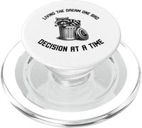 Vivere il sogno una cattiva decisione alla volta umorismo procione PopSockets PopGrip per MagSafe