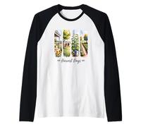 Vivere in fattoria è la vita per me Maglia con Maniche Raglan