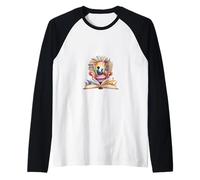 Vivere in Mondi immaginari Book Gamer Fantasy. Maglia con Maniche Raglan
