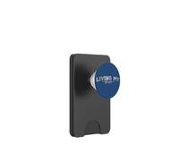 Vivere la mia felicità e luminosa lettere ispiratrice PopSockets PopWallet per MagSafe