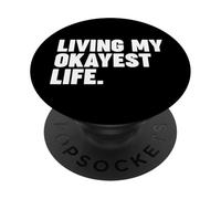 Vivere la mia vita più bella PopSockets PopGrip Adesivo